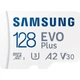SAMSUNG EVO PLUS (2024) MICRO SDXC 128GB + ADAPTER CLASS 10 UHS-I U3 A2 V30 (160 MB/s ADATÁTVITELI SEBESSÉG)