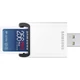 SAMSUNG PRO PLUS (2021) SDXC 256GB CLASS 10 UHS-I U3 V30 160/120 MB/s + USB 3.0 MEMÓRIAKÁRTYA OLVASÓ