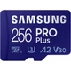 SAMSUNG PRO PLUS (2023) MICRO SDXC 256GB + ADAPTER CLASS 10 UHS-I U3 A2 V30 180/130 MB/s