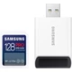 SAMSUNG PRO ULTIMATE (2023) SDXC 128GB CLASS 10 UHS-I U3 V30 200/130 MB/s + USB 3.0 MEMÓRIAKÁRTYA OLVASÓ