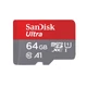 SANDISK ULTRA MICRO SDXC 64GB + ADAPTER CLASS 10 UHS-I U1 A1 140 MB/s
