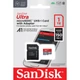 SANDISK ULTRA MICRO SDXC 1TB + ADAPTER CLASS 10 UHS-I U1 A1 150 MB/s
