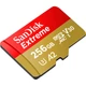 SANDISK EXTREME MOBILE MICRO SDXC 256GB + ADAPTER CLASS 10 UHS-I U3 A2 V30 190/130 MB/s