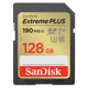 SANDISK EXTREME PLUS SDXC 128GB CLASS 10 UHS-I U3 V30 190/90 MB/s