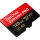 SANDISK EXTREME PRO MICRO SDXC 128GB + ADAPTER CLASS 10 UHS-I U3 A2 V30 200/90 MB/s
