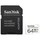 SANDISK HIGH ENDURANCE MICRO SDXC 64GB + ADAPTER CLASS 10 UHS-I U3 V30 100/40 MB/s