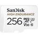 SANDISK HIGH ENDURANCE MICRO SDXC 256GB + ADAPTER CLASS 10 UHS-I U3 V30 100/40 MB/s