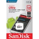 SANDISK ULTRA MICRO SDXC 128GB CLASS 10 UHS-I U1 ANDROID 100 MB/s OLVASÁSI SEBESSÉG
