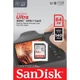SANDISK ULTRA SDXC 64GB CLASS 10 UHS-I U1 (140 MB/s OLVASÁSI SEBESSÉG)