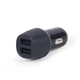 GEMBIRD TA-U2C48A-CAR-01 DUAL USB AUTÓS TÖLTŐ 5V 4.8A 12/24V FEKETE