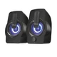 TRUST GEMI RGB USB 2.0 SZTEREÓ HANGSZÓRÓ 12W FEKETE