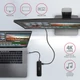 AXAGON HMC-6GL USB-C 3.2 GEN 1 SUPERSPEED 6in1 USB HUB GIGABIT LAN-PD 3.0 100W