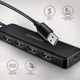 AXAGON HUE-C1A USB 3.2 GEN 1 HUB 4 PORT