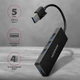 AXAGON HUE-G1A USB 3.2 GEN 1 SLIM HUB 4 PORT