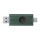 KINGSTON DATATRAVELER DUO G2 USB 3.2 USB-A/USB-C PENDRIVE 256GB FEKETE-ZÖLD